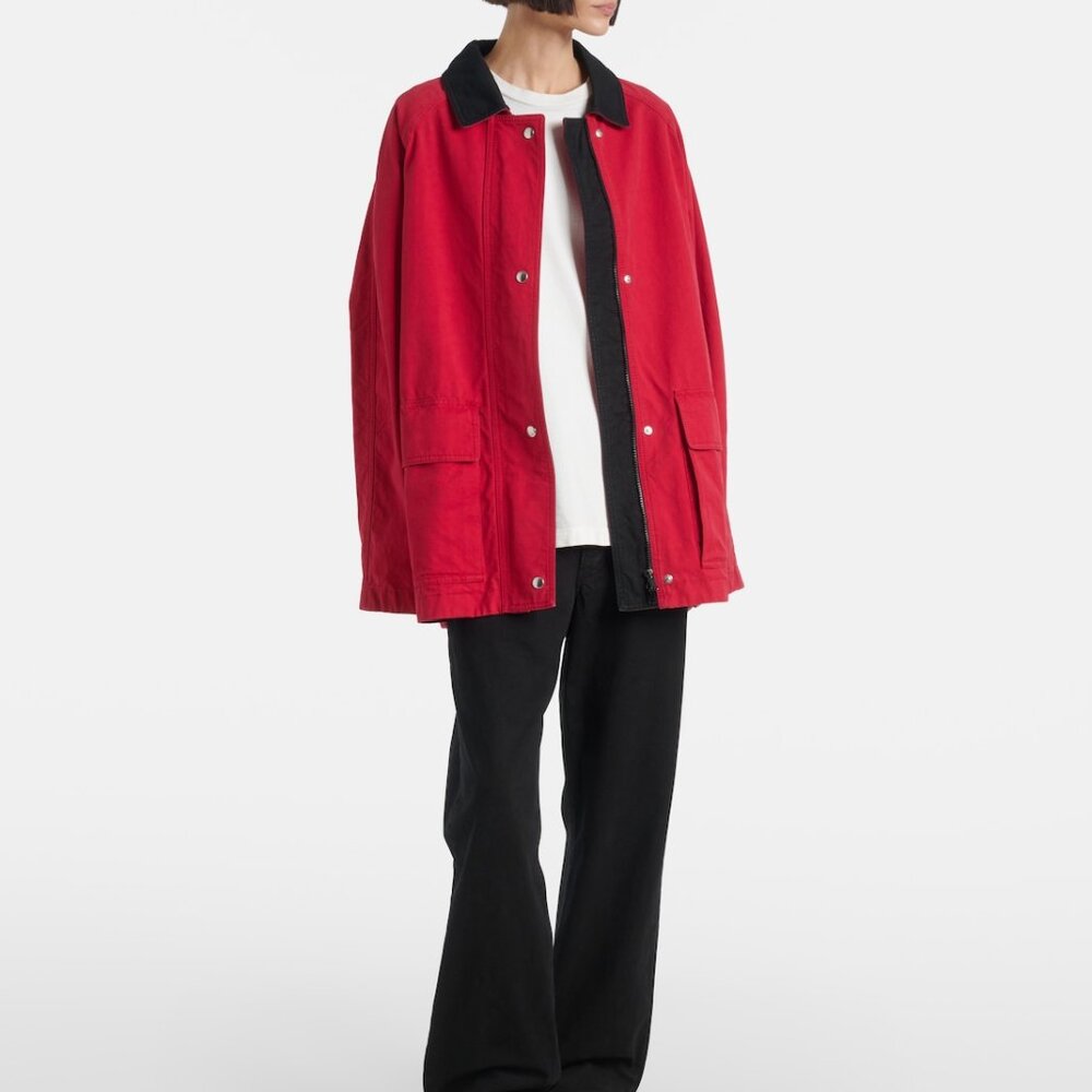 The Row Elodianna cotton canvas jacket